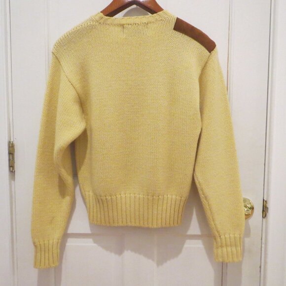 Vintage 100% Wool Ralph Lauren Women's Hunting Shooting Sweater Size Medium - Picture 2 of 9